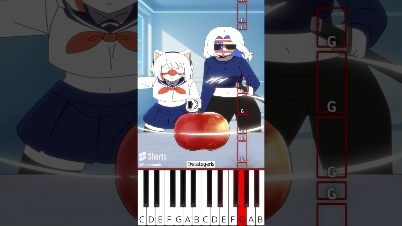 在 YouTube 上觀看「MAGIC APPLE 🍎 #countryhumans #countrygirl (@stategerls) - Octave Piano Tutorial」 在 YouTube 上觀看「MAGIC APPLE 🍎 #countryhumans #countrygirl (@stategerls) - Octave Piano Tutorial」