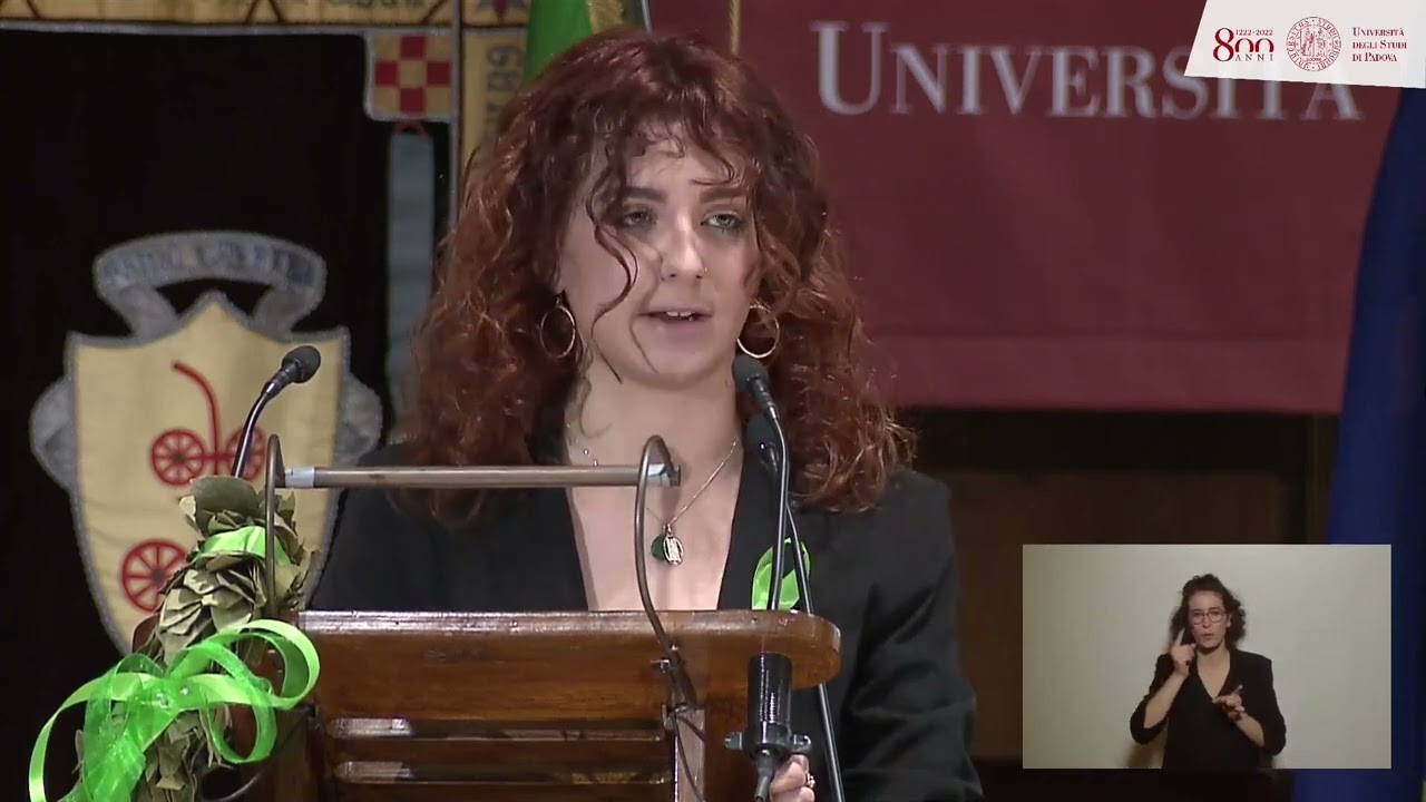 Emma Ruzzon | Inaugurazione dell'801 anno accademico Unipd