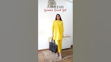 Amazon Coord Sets for Summer☀️ #ytshorts #fashiontrends #ashortaday #shortsvideo #fashion #amazon