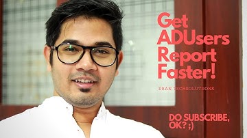 Powershell Get-Aduser report FASTER!