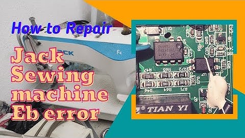 Jack sewing machine error Eb repair ( without disabling the voltage protection )