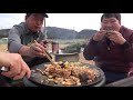 지글지글 [[대패삼겹살 (Grilled Thin Pork Belly)]] 볶음밥까지~요리&먹방!! - Mukbang eating show
