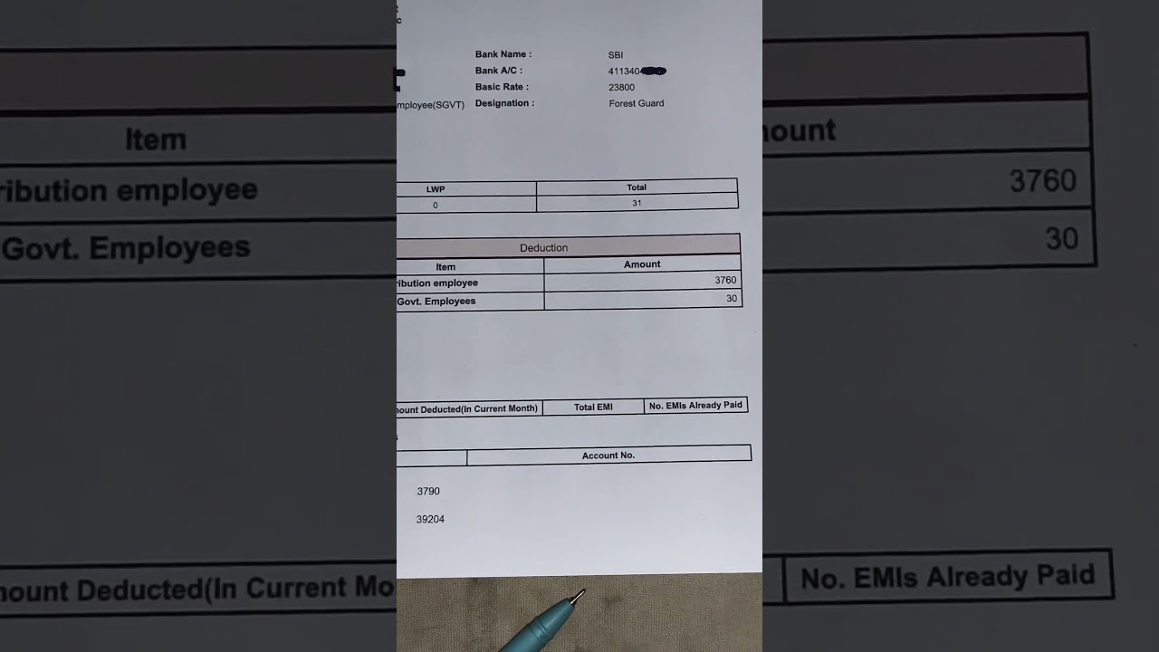 Bihar Forest Police Salary slip 2025 || Bihar Forest Guard salary 2025 | 