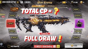 Mythic AK117 - Grim Ending full Draw CODM #codmobile#draw #codm #gaming  Mythic full Draw Cod Mobile
