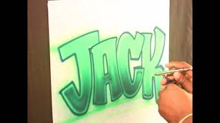 Learn How To Airbrush Graffiti Lettering By Airbrush Assassin