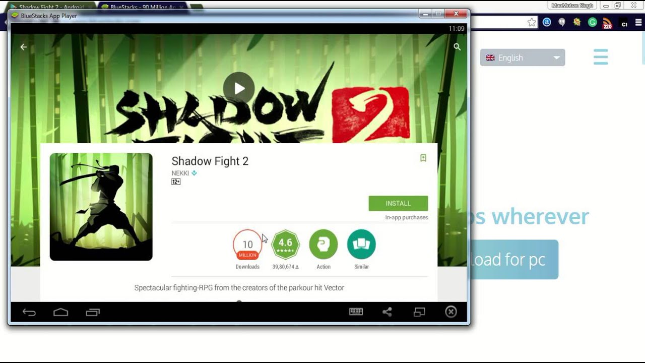 shadow fight 2 взломанный apk