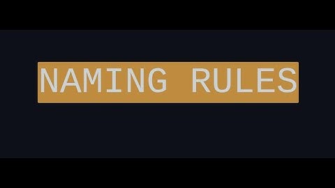 10.Go Programming for Beginners: Go Variable Naming Rules