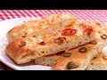 Focaccia | Pan de Pizza Italiano muy Fácil y sin Amasar
