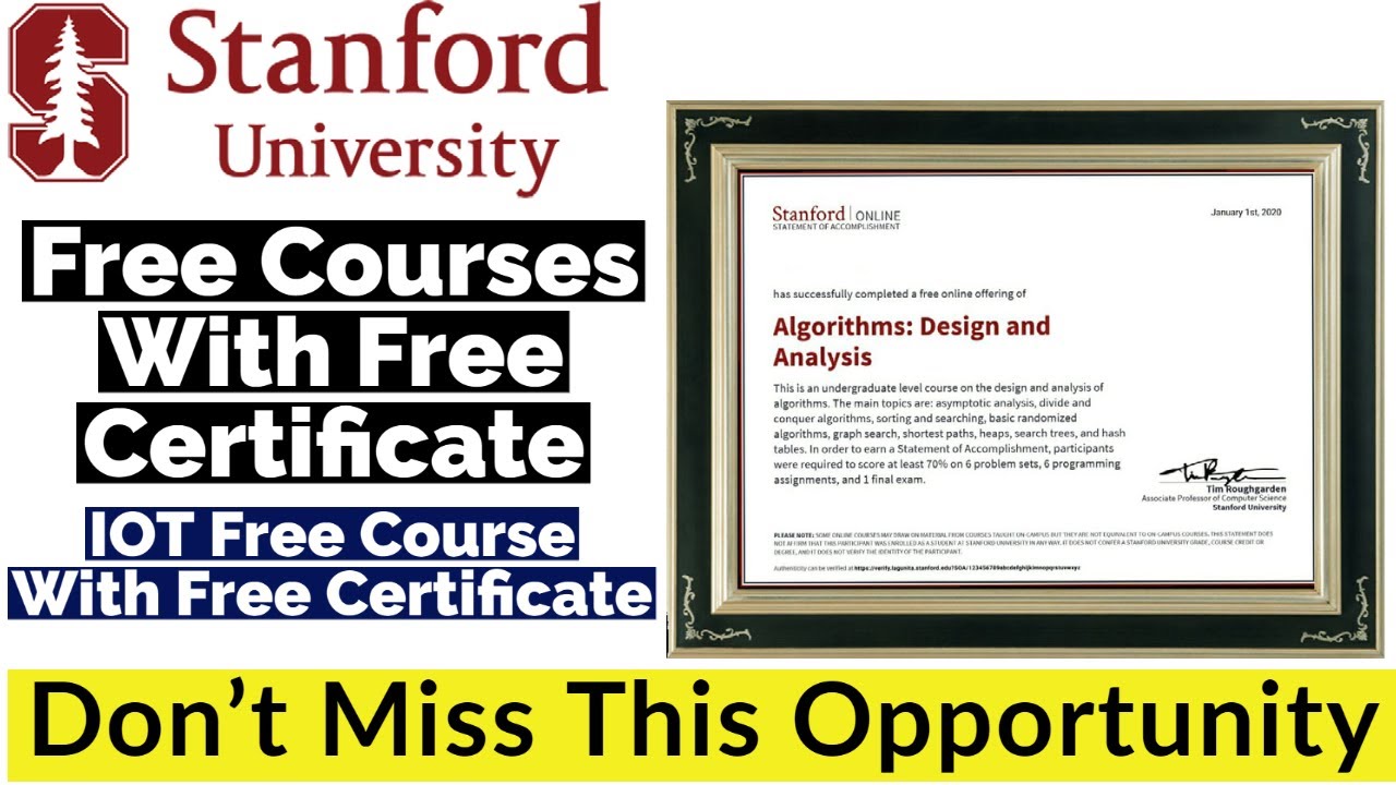 stanford free education