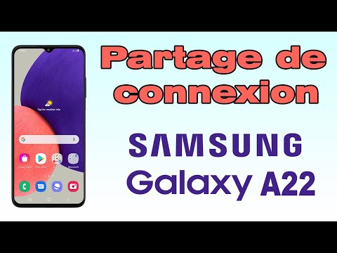 Comment faire un partage de connexion sur Samsung A22