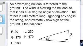 Act Prep Trigonometry SOH CAH TOA 1