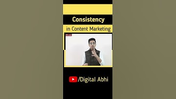Consistency in Content Marketing #shorts