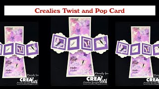 Crealies Twist And Pop Card English