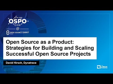 Open Source as a Product: Strategies for Building and Scaling Successful Open Source..- David Hirsch Episode cover