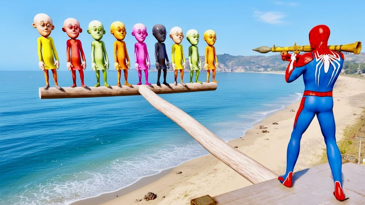 GTA 5 Epic Ragdolls | Spiderman and Super Heroes Jumps/fails Episode 549 (Euphoria Physics)