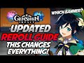 Genshin Impact COMPLETE Reroll Guide [Must Watch] Don't Miss Extras! Venti Banner? Beginners Starter