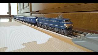 HOゲージ　鉄道模型　TOMIX EF66 特急牽引機 24系25形　ブログ閲覧用