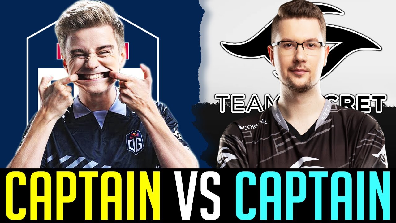 Og Captain N0tail Vs Secret Captain Puppey Battle Of The Captains Youtube