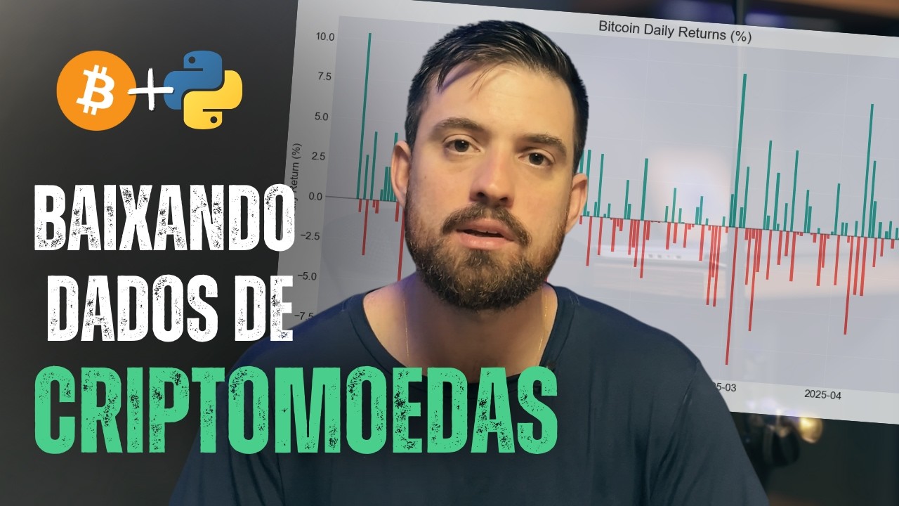 Análise de Dados de CRIPTOMOEDAS com Python: Guia Completo (API Coinbase,  Pandas & Gráficos)