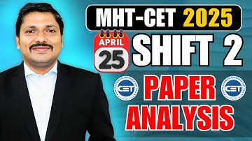 MHT-CET 2025 25 APRIL SHIFT 2 ANALYSIS: MATHS BY DINESH SIR | VERY IMP FOR NEXT SHIFT STUDENTS
