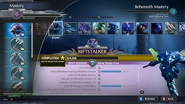 Dauntless (Behemoth Mastery Level 49 Progress)