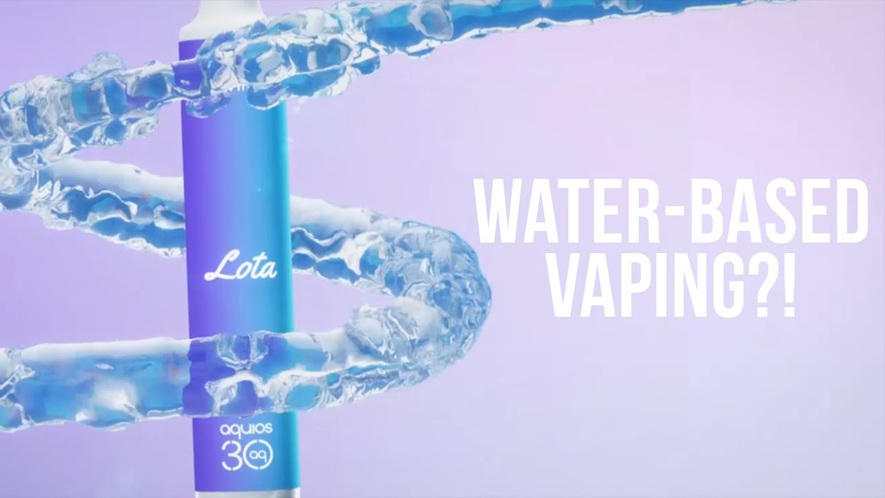 A vape that uses WATER?! 