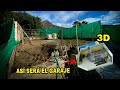Construimos Nuestro Garaje Soñado | Avances | suscriptor Me hace Plano 3D [parte 3]