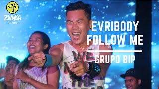 Zumba®️ Fitness - Evribody Follow Me (Bachata Merengue) - Grupo BIP