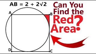Intriguing Geometry Problem with Fascinating Solution: Square and Circle Overlap! Find the Area.
