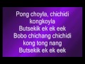 Butsekik  yoyoy villame lyrics