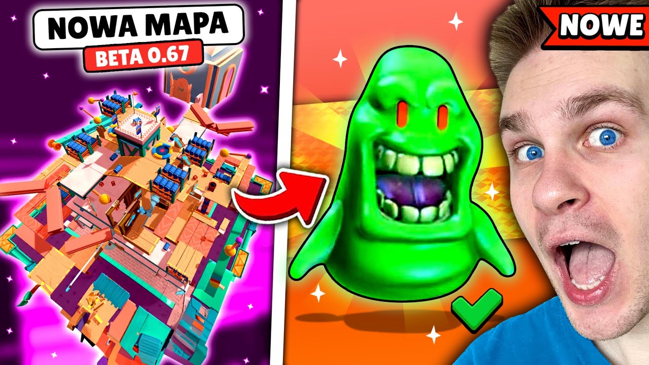Testuję ⚠️ NOWĄ MAPĘ BUDOWLANĄ 🧱 + 20 NOWE SKINY na (BETA 0.67) ⭐️ ZA DARMO ✅ w Stumble Guys! 😱