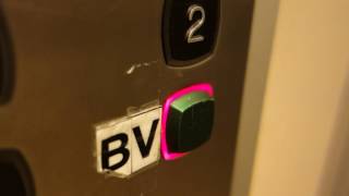 1956 Graham Brothers Mod. By Kone Traction Elevator Köpmantorget 2A, Söderhamn, Sweden.