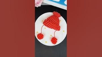 Thủ công sáng tạo, chiếc nón từ xốp bọc trái cây #thucong #handmade #choicungcon