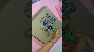 Pintando cajita de cumpleaños