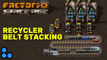 Advanced Recycler Belt Stacking - Factorio Guide / Tutorial