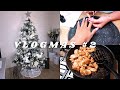 SETTING UP MY CHRISTMAS TREE + COOK WITH ME! | Vlogmas #2