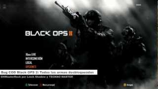COD: Black OPS 2 | Glitch/Truco | Todas las armas desbloqueadas