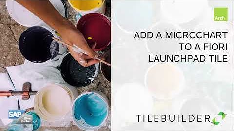 Tilebuilder: Add a custom dynamic chart to a SAP Fiori LaunchPad Tile #sapfiori