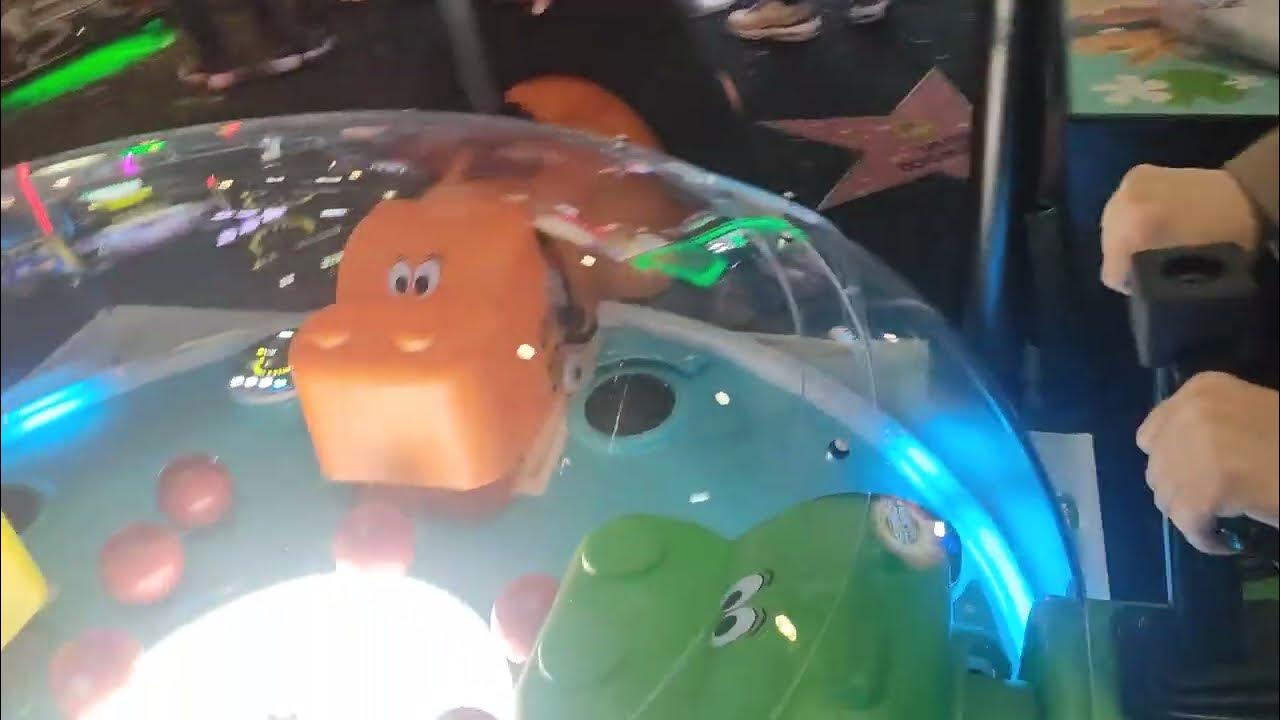 hungry hungry hippos fun arcade game red dragon centre Cardiff YouTube