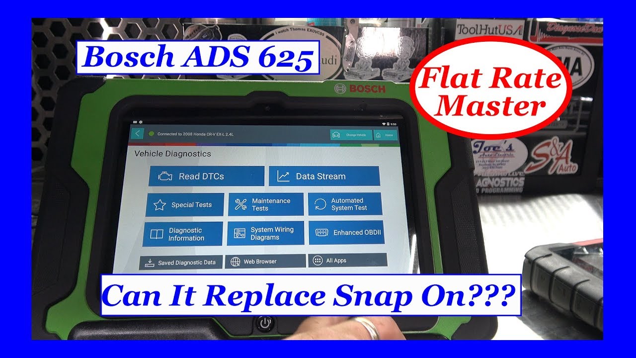 Bosch Ads 625 Review Can It Replace A Snap On Scan Tools Youtube