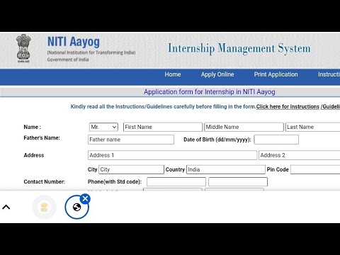 NITI AAYOG INTERNSHIP Apply Every Month|Application Process|Good Opportunity for students|Explained