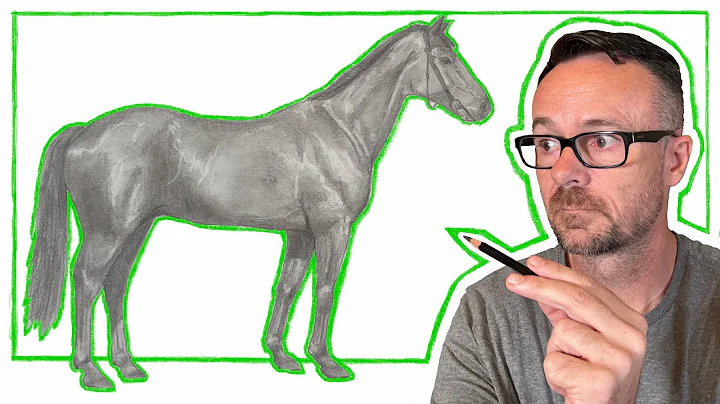 Draw your first realistic horse! | Drawing lesson for beginners