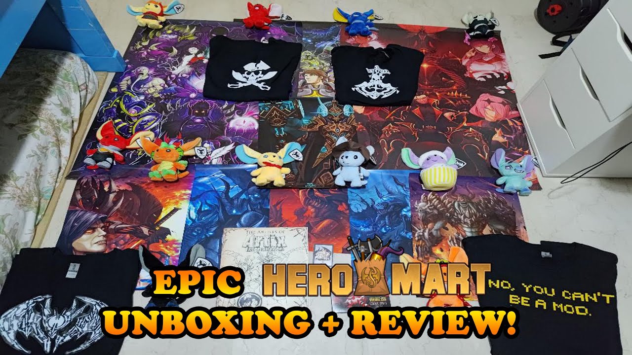 Over $300+ worth of Heromart Items! - Moglin Collection, Calendar, Posters, Shirts, CD, Book!