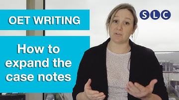 OET SCHRIJVEN | Uitbreiding van OET-casusnotities