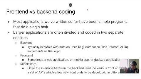 Lecture 12 - GUI Programing and Graphics