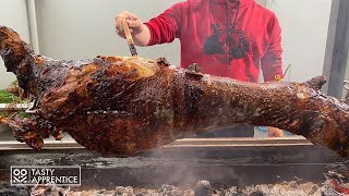 BBQ a whole lamb |  Behind the kitchen door in Melbourne