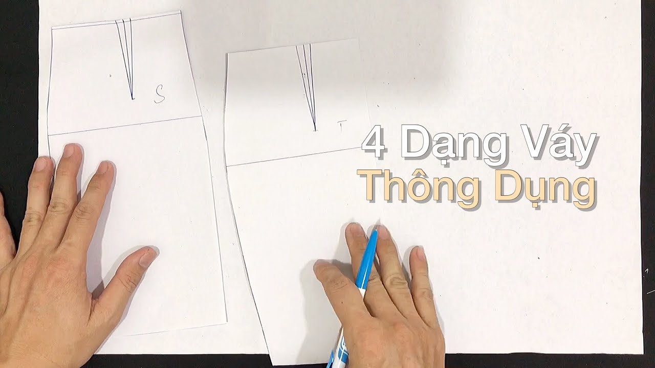 Thiết Kế 4 Dạng Váy Thông Dụng|Lộc Tailor |Chia Sẻ Kinh Nghiệm May Mặc#137