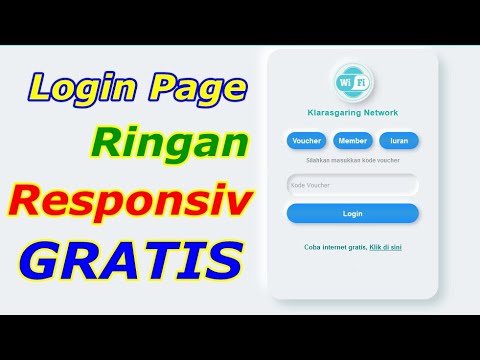 Template mikrotik login page ringan untuk hotspot voucheran v.1.0