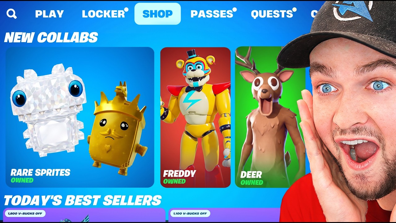 *NEW* Fortnite Collabs are HERE! (Roblox, FNAF)
