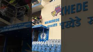 Icc World Cup 2011 Victory Memorial Stand Where Ms Dhoni Six Landed At Wankhede Stadium In Mumbai